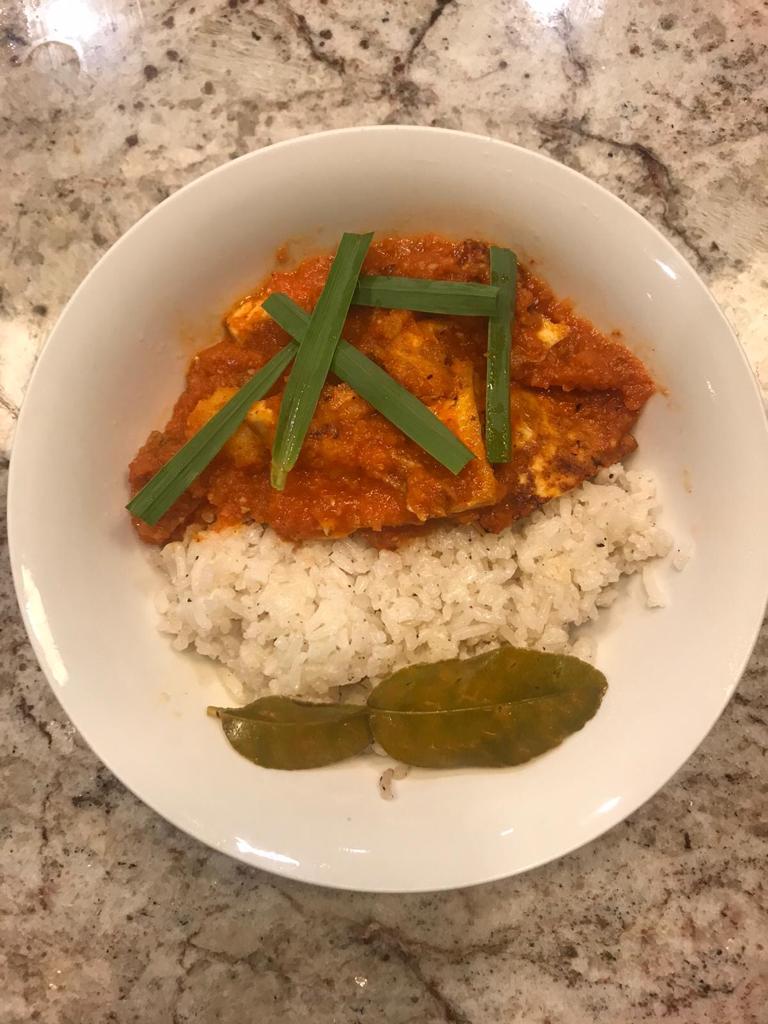 Thai tofu curry with Chilli Oil Mix